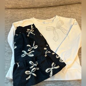 Carter’s Pullover & Skirt Matching Set Size 7